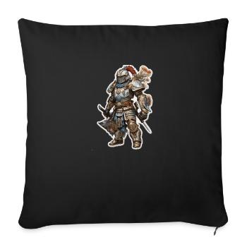 Knight Fantasy - Sofa pillowcase 17,3'' x 17,3'' (45 x 45 cm) - black - Front