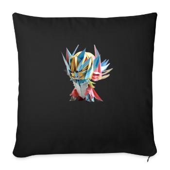 new fashion is with you for the first time - Sofa pillowcase 17,3'' x 17,3'' (45 x 45 cm) - black - Front