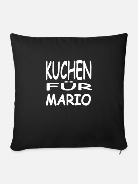 Kuchen - Sofakissenbezug 45 x 45 cm - Schwarz