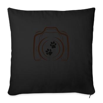 Wildlife photography - Sofa pillowcase 17,3'' x 17,3'' (45 x 45 cm) - black - Front