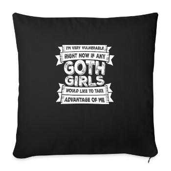 Je combattais un ours Drôle De Chirurgie Bras Cassé Jambe - Housse de coussin décorative 45 x 45 cm - noir - Devant