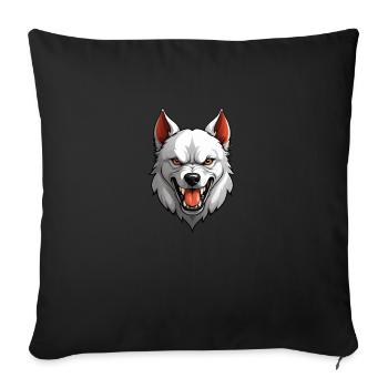 Dog Evil - Sofa pillowcase 17,3'' x 17,3'' (45 x 45 cm) - black - Front