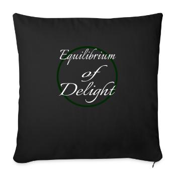 statement experiencing joy joy quotes cool - Sofakissenbezug 45 x 45 cm - Schwarz - Vorne
