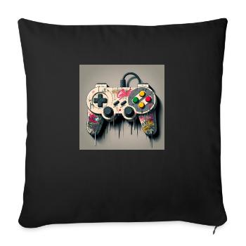 Joy 33 - Sofakissenbezug 45 x 45 cm - Schwarz - Vorne