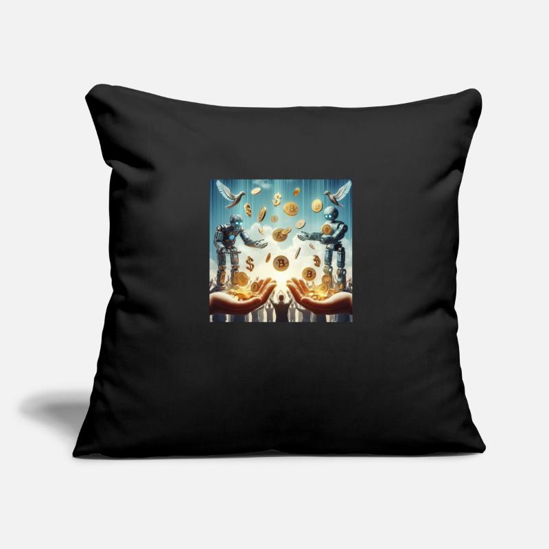 Automatic Earning - Crypto product 2 Sofa pillowcase 17,3'' x 17,3'' (45 x 45 cm)