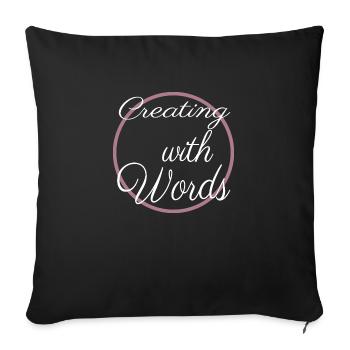 writing inspiration statement innovative ideas - Sofakissenbezug 45 x 45 cm - Schwarz - Vorne