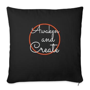 gift idea present idea sayings - Sofakissenbezug 45 x 45 cm - Schwarz - Vorne