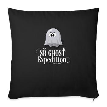 Spectral Rambler : la série SR Ghost Expedition - Housse de coussin décorative 45 x 45 cm - noir - Devant