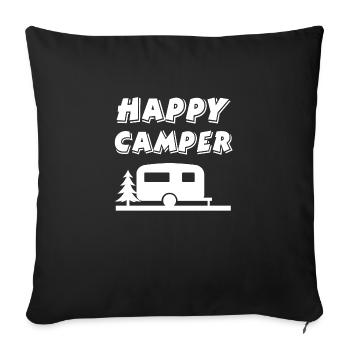 Camper - Sofa pillowcase 17,3'' x 17,3'' (45 x 45 cm) - black - Front