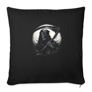 Messager de la mort - Housse de coussin décorative 45 x 45 cm - noir - Devant
