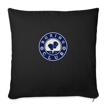 Boxing Club - Sofa pillowcase 17,3'' x 17,3'' (45 x 45 cm) - black - Front