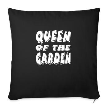 Garten - Sofakissenbezug 45 x 45 cm - Schwarz - Vorne