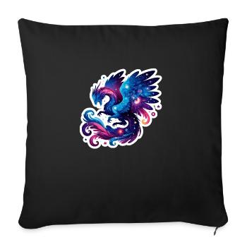 Astrological Dragon Constellation Horoscope - Sofa pillowcase 17,3'' x 17,3'' (45 x 45 cm) - black - Front