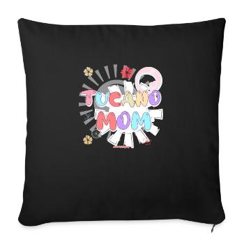 Tucano Mom - Multilingual - Mothers day - Sofa pillowcase 17,3'' x 17,3'' (45 x 45 cm) - black - Front