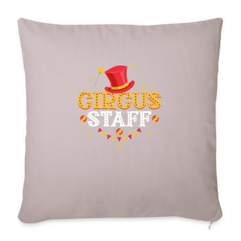 Circus Staff Acts Costume Party - Sofa pillowcase 17,3'' x 17,3'' (45 x 45 cm) - light taupe - Front