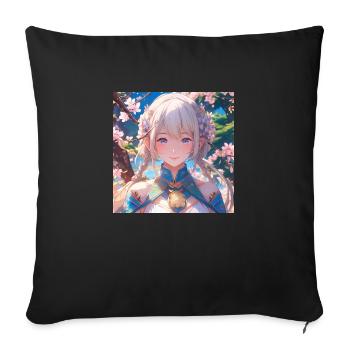 Magiern Eva - Sofakissenbezug 45 x 45 cm - Schwarz - Vorne