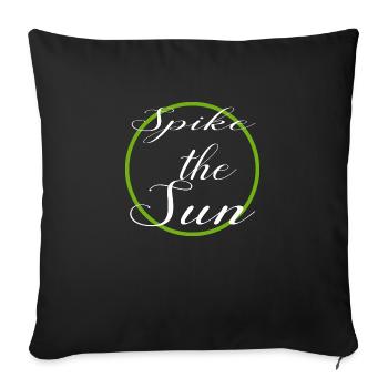 Beach Volleyball Joke Funny Quote Sunlit Scenes - Sofa pillowcase 17,3'' x 17,3'' (45 x 45 cm) - black - Front