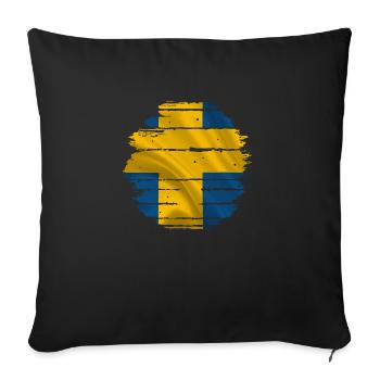Remise des diplômes de la classe 2024 Fête de remise des diplômes du lycée - Housse de coussin décorative 45 x 45 cm - noir - Devant