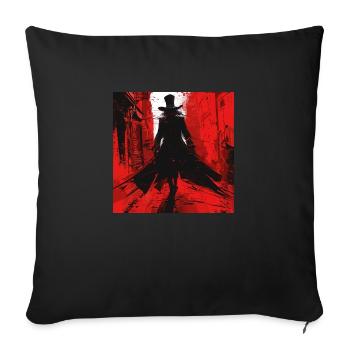 Jack - Sofa pillowcase 17,3'' x 17,3'' (45 x 45 cm) - black - Front