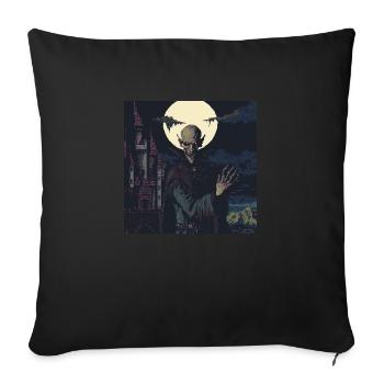 Nosferatu 16 Bit - Sofakissenbezug 45 x 45 cm - Schwarz - Vorne