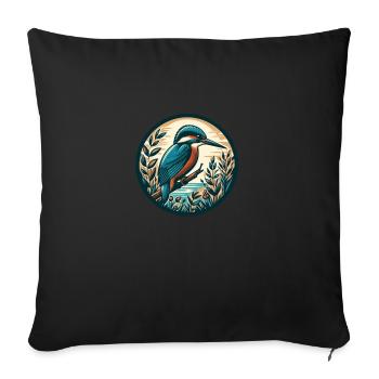 Water Bird Gifts - Sofa pillowcase 17,3'' x 17,3'' (45 x 45 cm) - black - Front