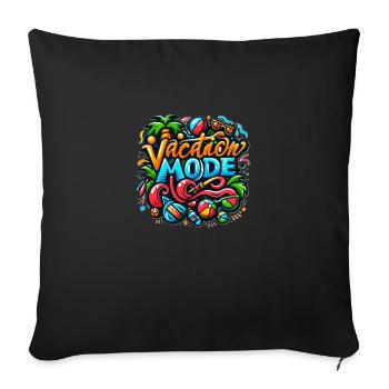 Vacation Mode - Sofakissenbezug 45 x 45 cm - Schwarz - Vorne