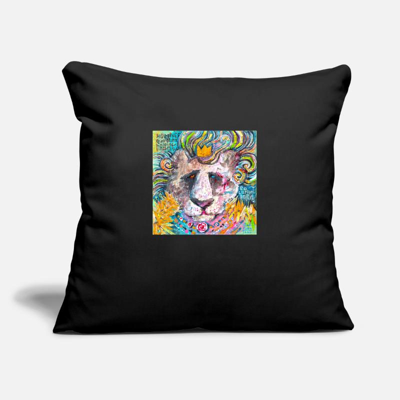 Löwe zerschmettern Sofakissenbezug 45 x 45 cm
