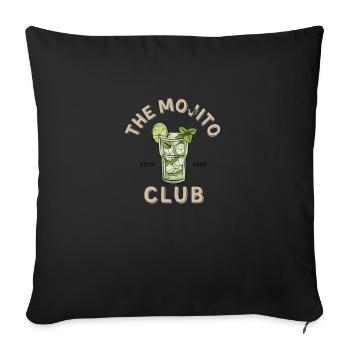 MOJITO Club - Housse de coussin décorative 45 x 45 cm - noir - Devant