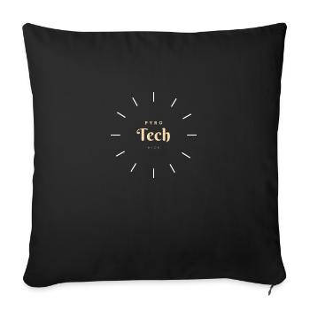 PYROTECHNIK bright - Sofakissenbezug 45 x 45 cm - Schwarz - Vorne