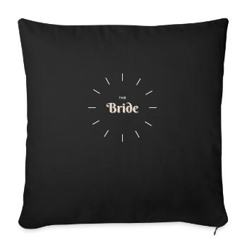 The Bride - Sofa pillowcase 17,3'' x 17,3'' (45 x 45 cm) - black - Front