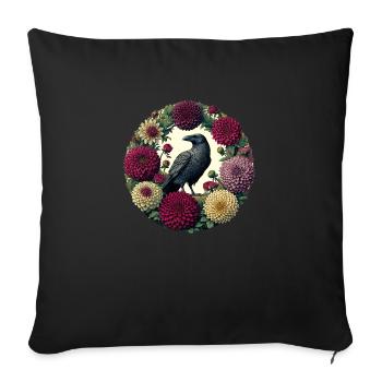 Raven - Sofa pillowcase 17,3'' x 17,3'' (45 x 45 cm) - black - Front