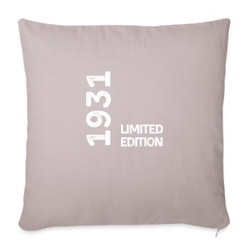 1931 Limited Edition - Sofa pillowcase 17,3'' x 17,3'' (45 x 45 cm) - light taupe - Front