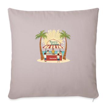 Icecream Love - Sofa pillowcase 17,3'' x 17,3'' (45 x 45 cm) - light taupe - Front