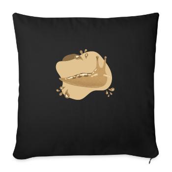 Slug - Sofa pillowcase 17,3'' x 17,3'' (45 x 45 cm) - black - Front