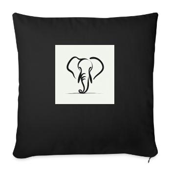 521ca0ef cfe8 4d23 87a6 8736a5fd7cb5 - Sofa pillowcase 17,3'' x 17,3'' (45 x 45 cm) - black - Front