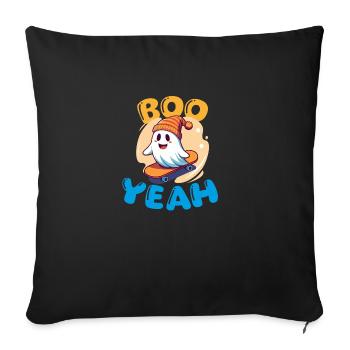 BooYeah Fun Halloween Motif - Sofa pillowcase 17,3'' x 17,3'' (45 x 45 cm) - black - Front