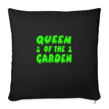 Garten - Sofakissenbezug 45 x 45 cm - Schwarz - Vorne