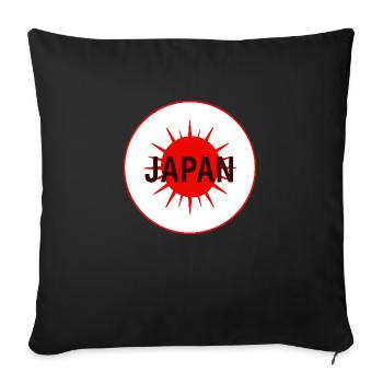 Japan Asien Geschenk Geschenkidee - Sofakissenbezug 45 x 45 cm - Schwarz - Vorne