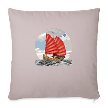 Ship - Sofa pillowcase 17,3'' x 17,3'' (45 x 45 cm) - light taupe - Front