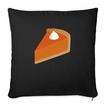 Pumpkin Pie - Sofa pillowcase 17,3'' x 17,3'' (45 x 45 cm) - black - Front