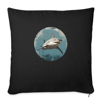 King of the Seas: The Silent Hunter! - Sofa pillowcase 17,3'' x 17,3'' (45 x 45 cm) - black - Front