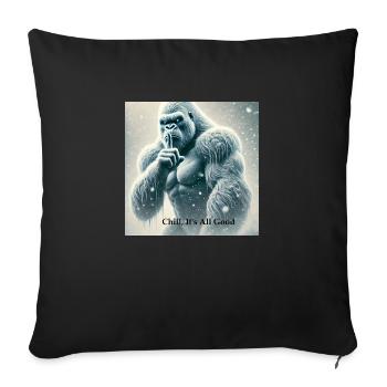 souleil fenix 13 - Sofakissenbezug 45 x 45 cm - Schwarz - Vorne