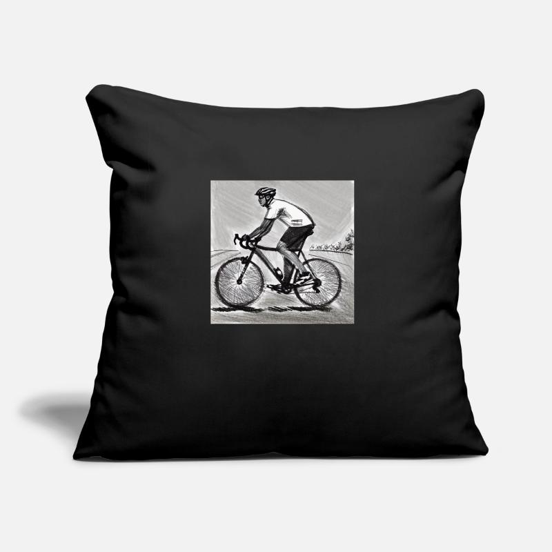 Cyclist Sofa pillowcase 17,3'' x 17,3'' (45 x 45 cm)