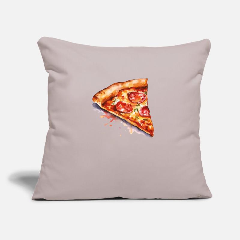 pizza Housse de coussin décorative 45 x 45 cm