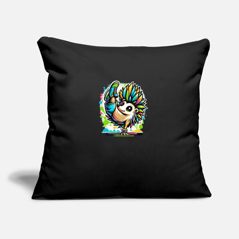 cooler Igel Breakdance Tanzen Sofakissenbezug 45 x 45 cm