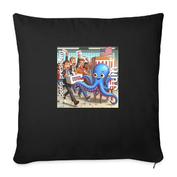 6juin 1733138974317 - Housse de coussin décorative 45 x 45 cm - noir - Devant