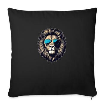 Nuances de la jungle - Housse de coussin décorative 45 x 45 cm - noir - Devant