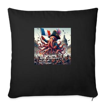 OIG1 173k2522094737 - Housse de coussin décorative 45 x 45 cm - noir - Devant
