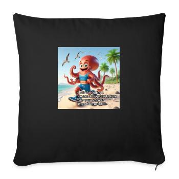 IMG 20241129 103758 - Sofa pillowcase 17,3'' x 17,3'' (45 x 45 cm) - black - Front