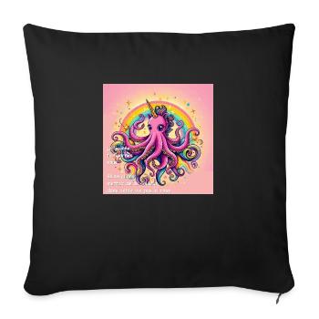 OIcdsG1 6 - Sofa pillowcase 17,3'' x 17,3'' (45 x 45 cm) - black - Front